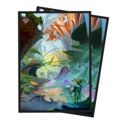 Ultra Pro - Magic The Gathering: Bloomburrow - 100Ct Matte Deck Protector Sleeves Blue/Island